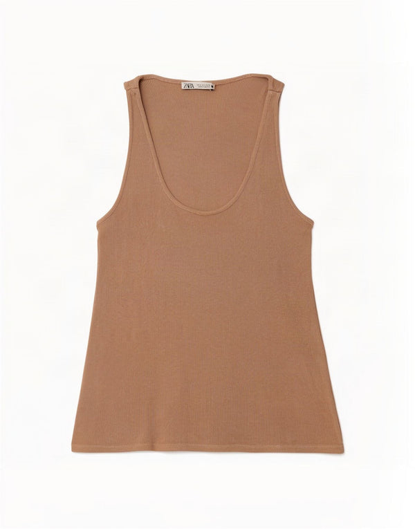 Vestă pentru femei Zara UK 10 Small Beige