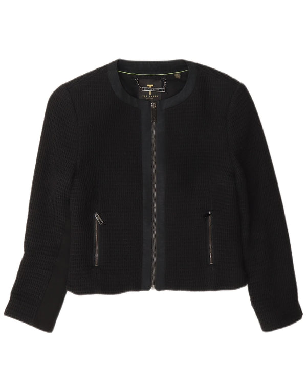 Jachetă Bolero Ted Baker pentru femei Mărimea 1 XS bumbac negru