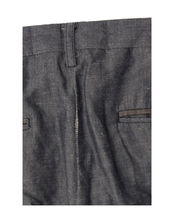 TED BAKER Pantaloni chino drepți pentru bărbați L34 L32 Bumbac albastru