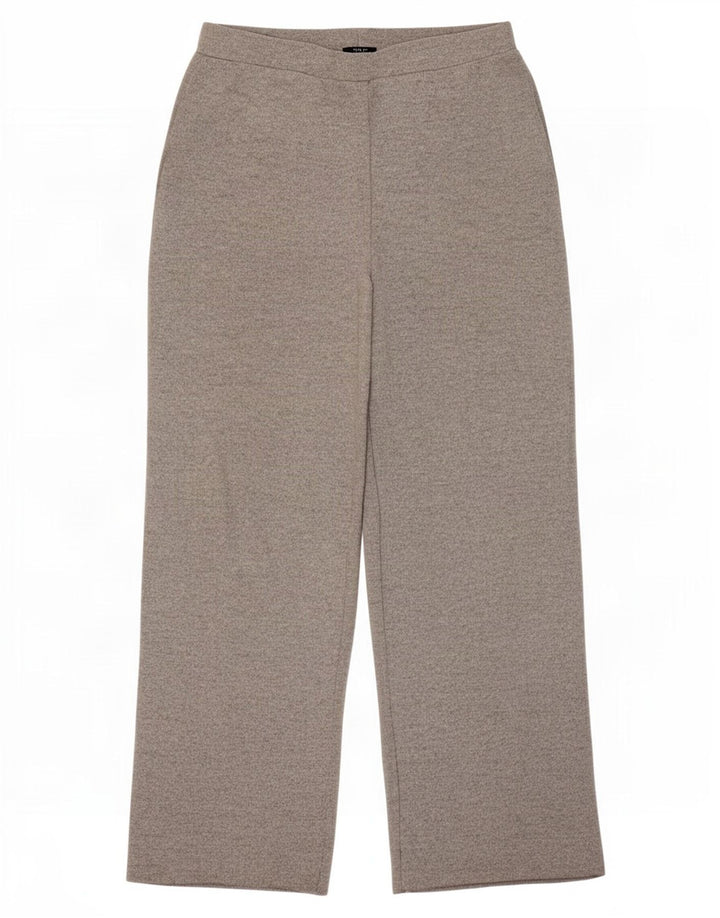 Pantaloni de trening pentru femei cu picioare largi Zara UK 12 Poliester mediu gri