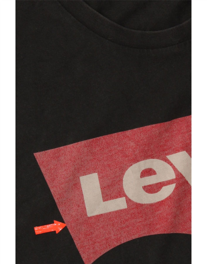 Tricou grafic pentru bărbați Levi's Top XL bumbac negru
