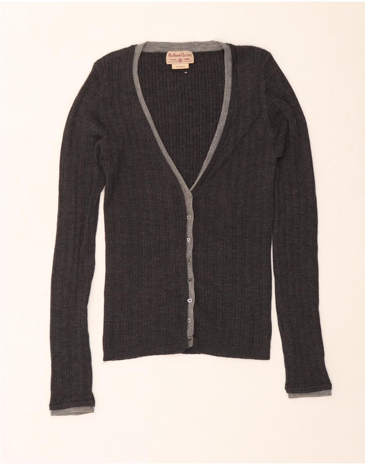 Pulover cardigan pentru femei Marlboro Classics UK 18 XL Lână gri