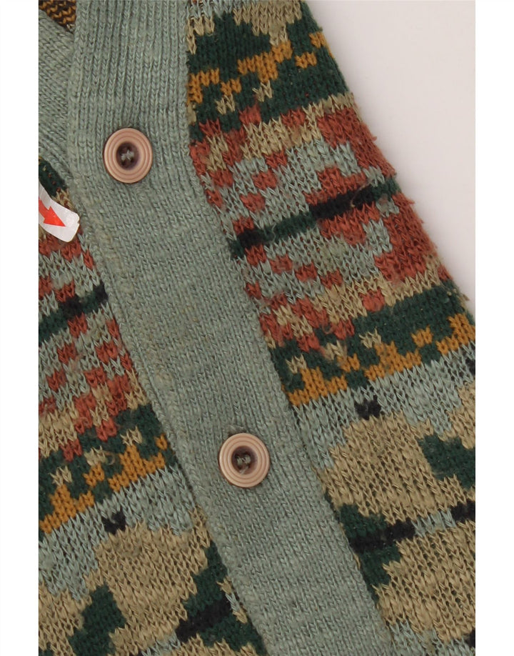 Pulover cardigan pentru bărbați Marks & Spencer, mediu multicolor, Fair Isle