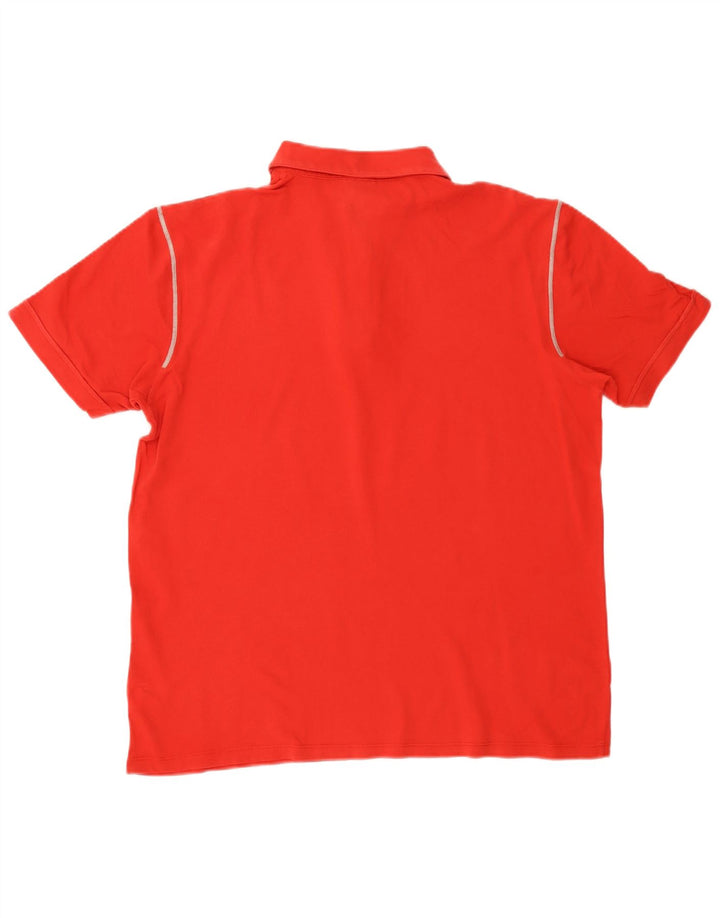 Tricou polo Trussardi pentru bărbați 2XL bumbac roșu