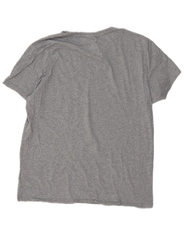 Tricou grafic Gant pentru bărbați Top mare bumbac gri