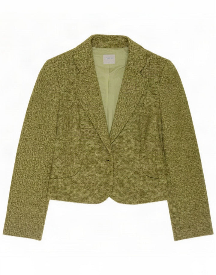 Blazer pentru femei Oasis UK 10 Small Khaki Wool