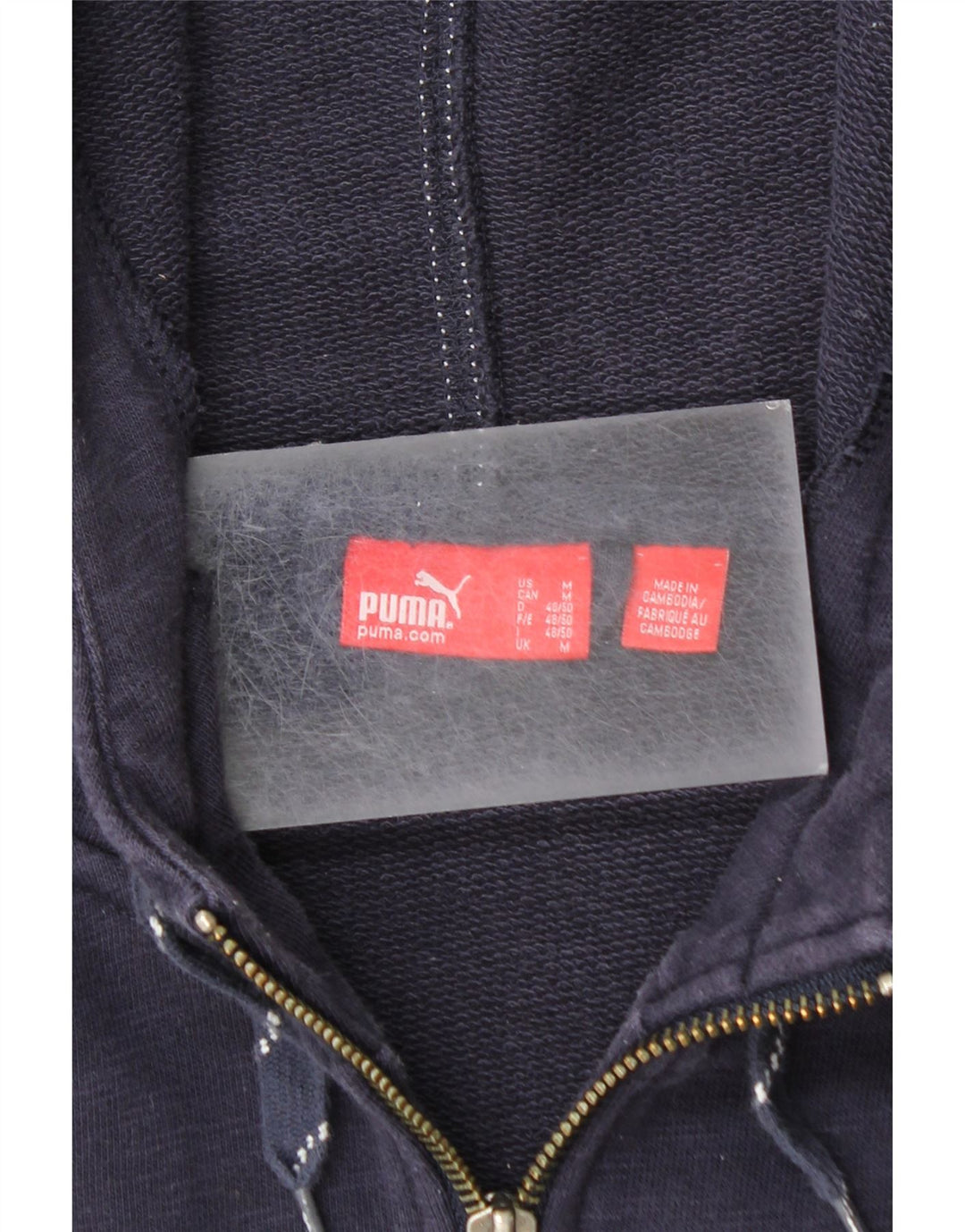 Pulover PUMA Graphic Zip pentru bărbați, mediu bleumarin