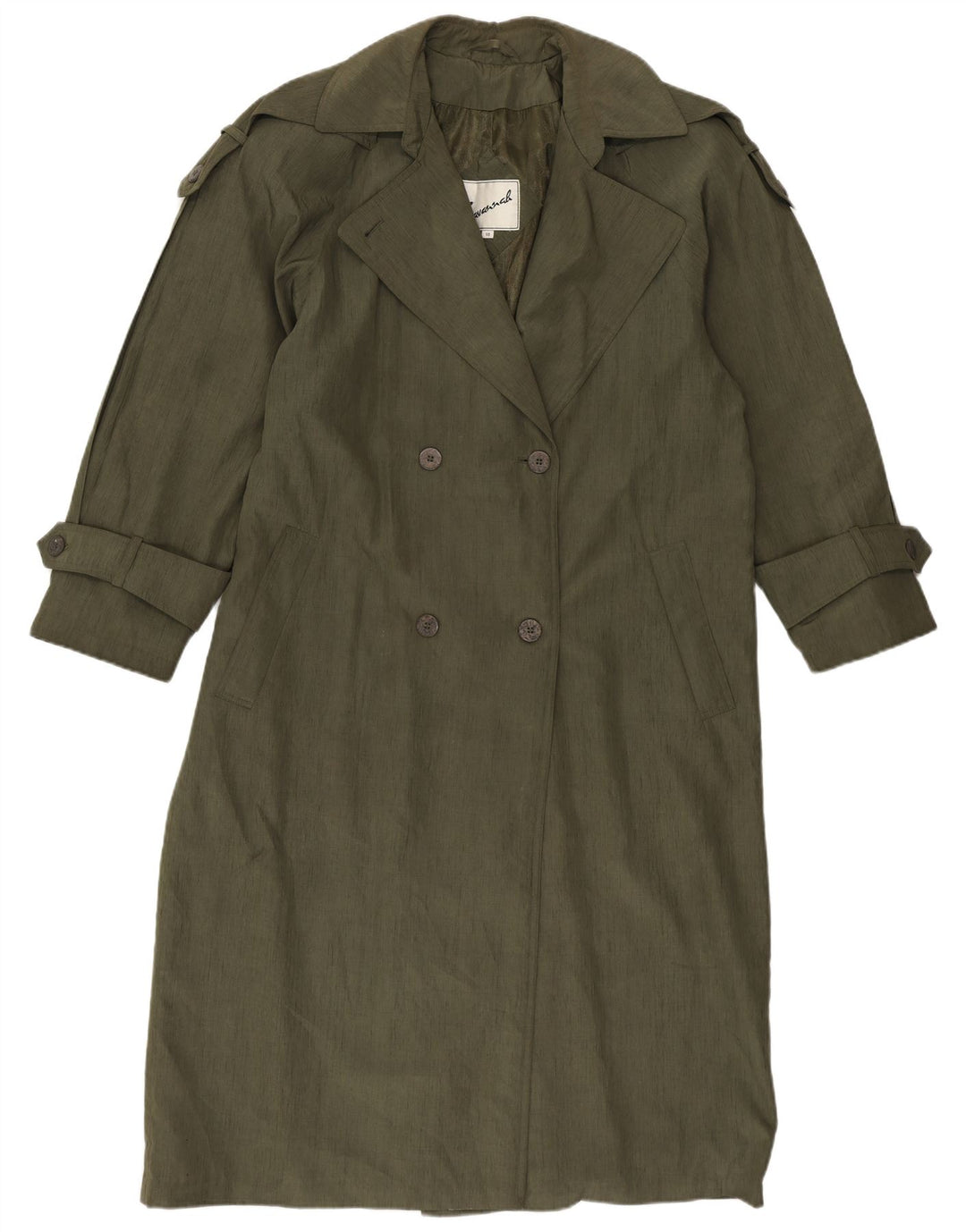 Trench supradimensionat pentru femei Savannah UK 10 Poliester verde mic