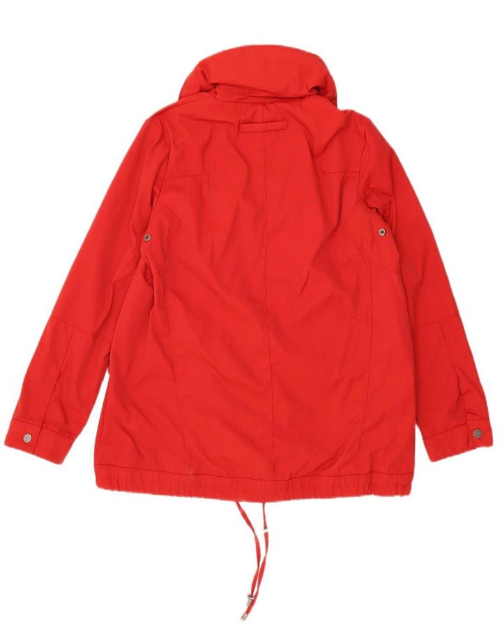 ZARA Womens Utility Jacket UK 14 Medium Red Nylon