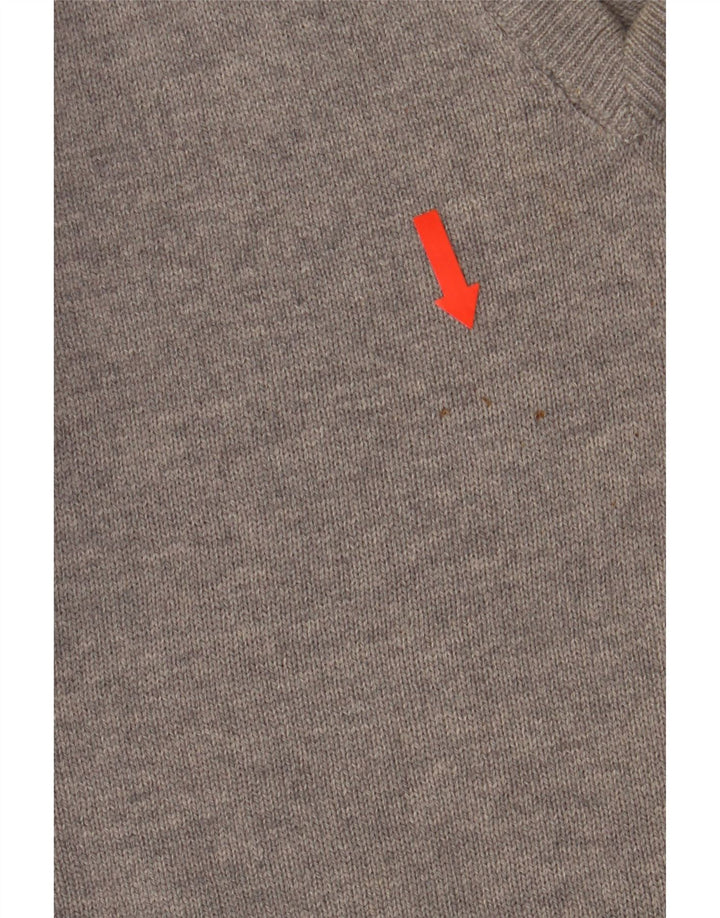 Pulover cu decolteu în V Marks & Spencer pentru bărbați, gri mediu