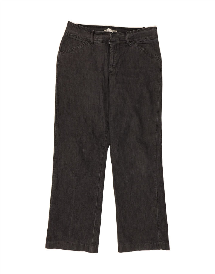 LEE Womens Straight Jeans US 12 Large W32 L30 Black Cotton Vintage Lee and Second-Hand Lee from Messina Hembry 