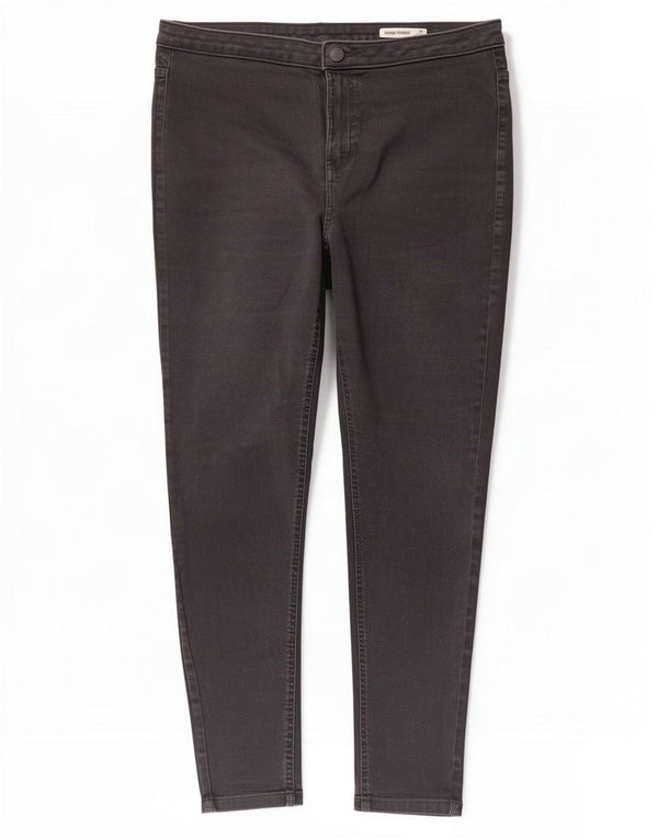 Blugi skinny pentru femei Marks & Spencer UK 18 XL W34 L28 bumbac gri