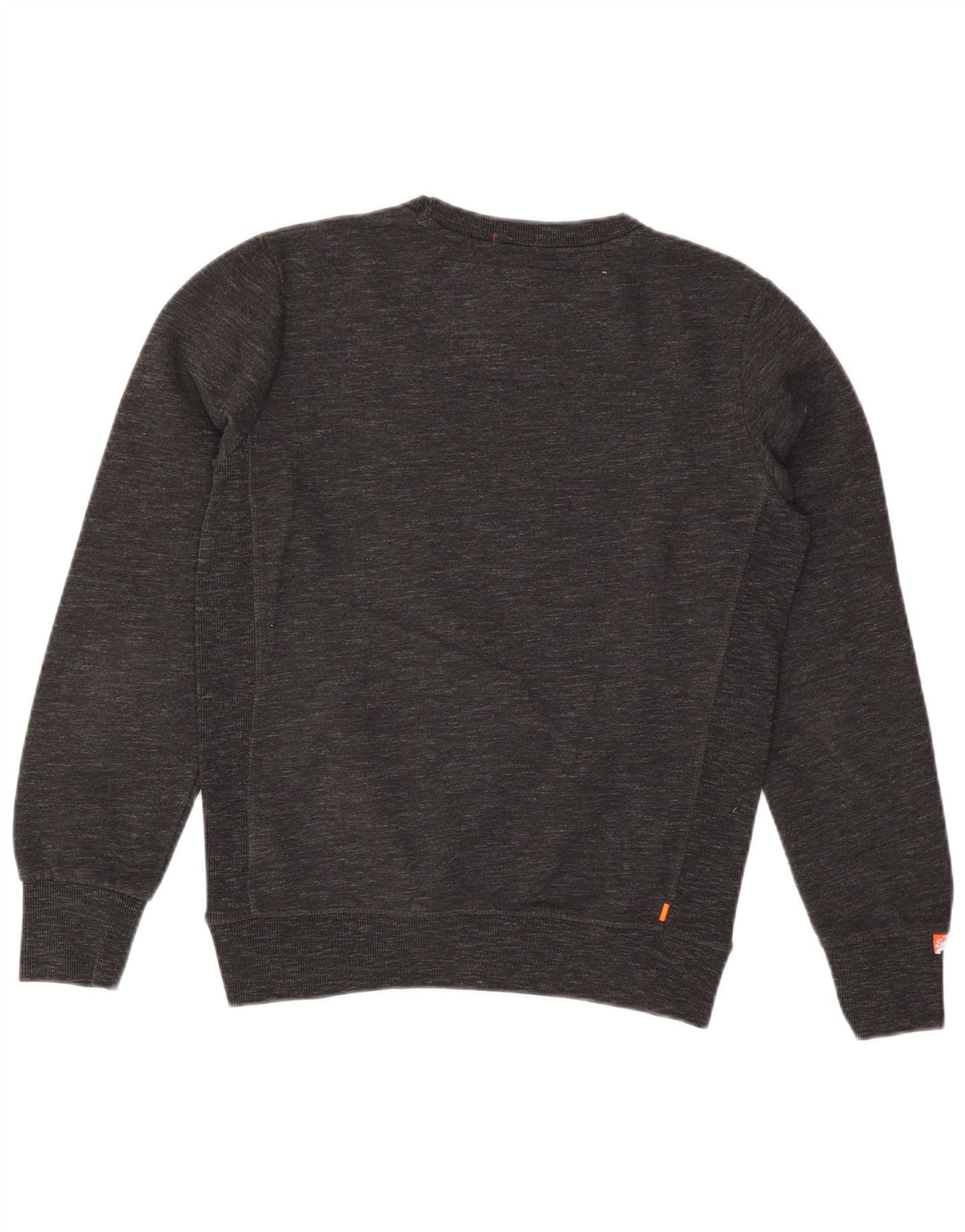 Pulover Superdry pentru bărbați, bumbac cu pete, gri mediu