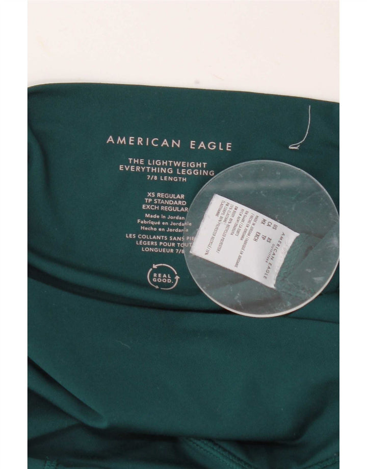 Leggings pentru femei American Eagle UK 4 XS Poliester verde