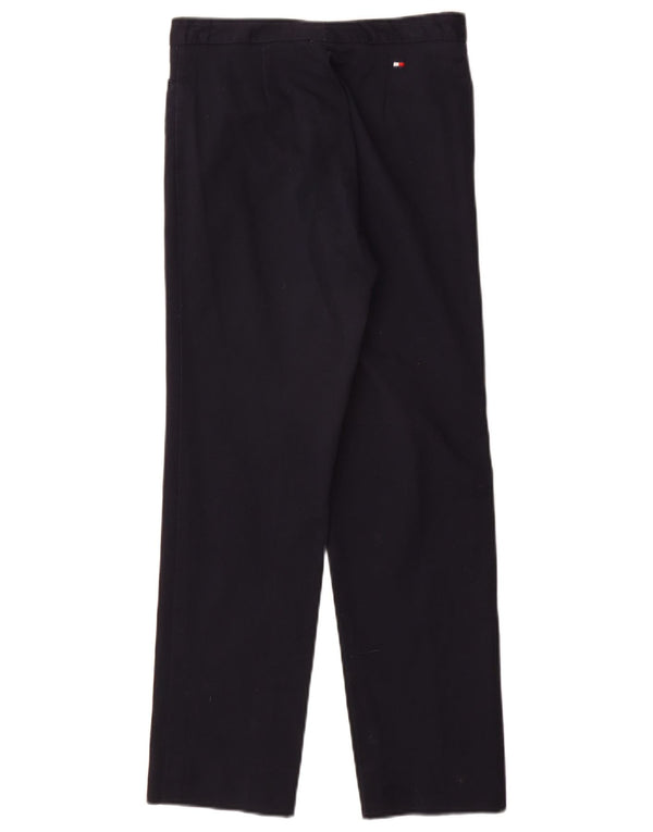 TOMMY HILFIGER Pantaloni chino drepți pentru femei W26 L27 bumbac bleumarin