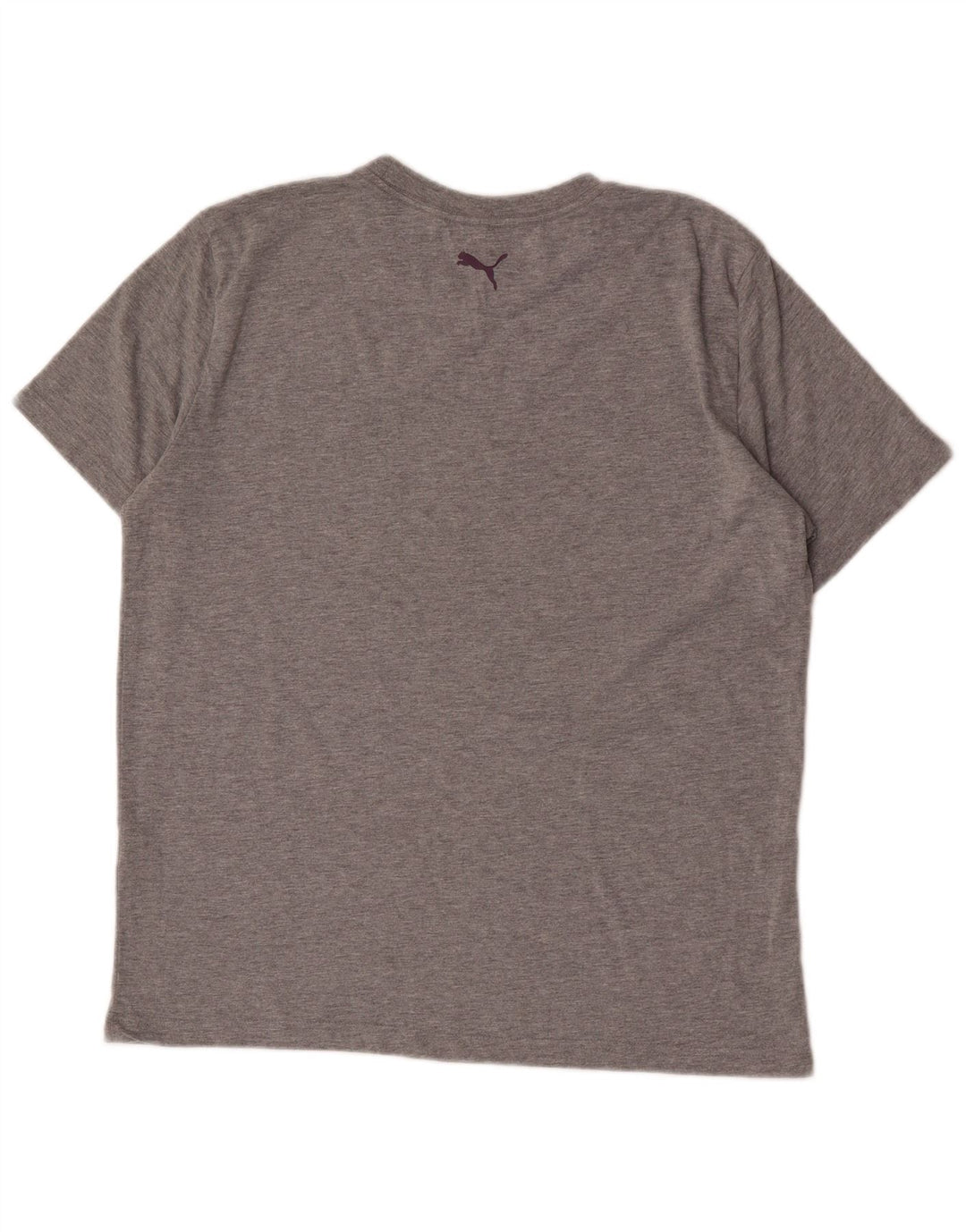Tricou grafic Puma pentru bărbați Top mare, gri, bumbac cu pete