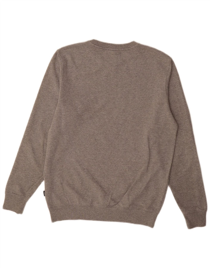 VANS Mens Graphic Sweatshirt Jumper Small Grey Cotton