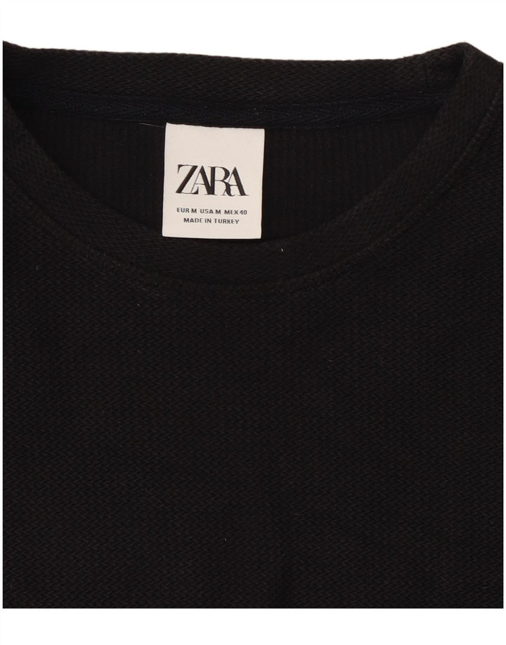 Tricou pentru bărbați Zara Top Mediu Negru
