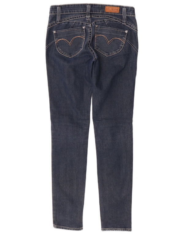 Blugi skinny Levi's pentru femei cu talie joasă W26 L29 bumbac bleumarin