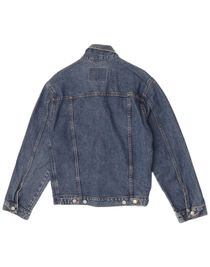 Jachetă de blugi vintage pentru femei UK 10 Small Blue