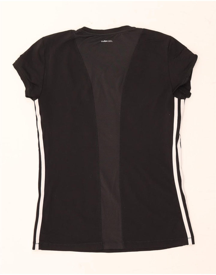 Tricou ADIDAS Climacool pentru femei UK 12/14 Medium Negru
