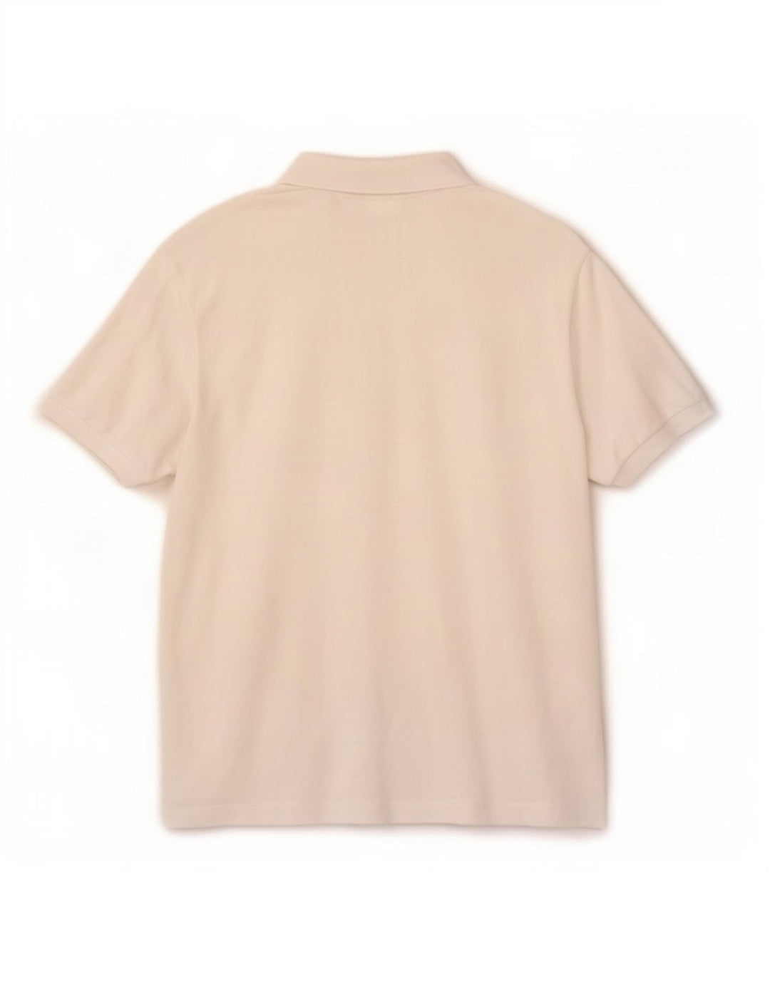 Tricou polo Lacoste pentru bărbați, mărimea 3, bumbac alb mic