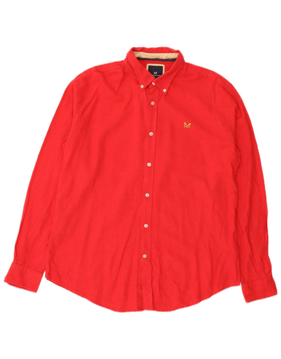 Crew Clothing Cămașă pentru bărbați Lenjerie roșie mare