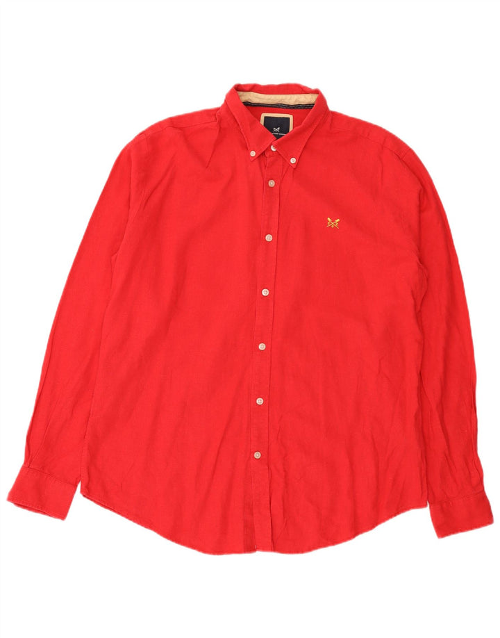 Crew Clothing Cămașă pentru bărbați Lenjerie roșie mare