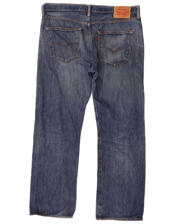 Blugi drepti pentru bărbați Levi's 501 W36 L30 bumbac bleumarin