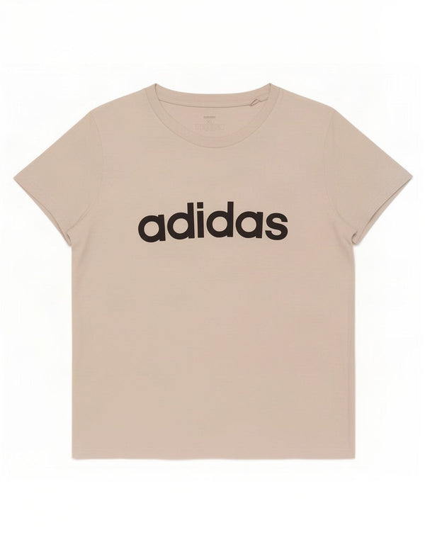 Tricou grafic Adidas pentru femei Top UK 20/22 XL Bumbac alb