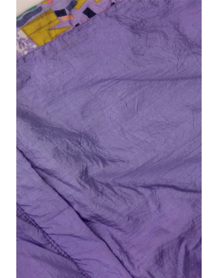 Orso Poeta Jachetă de trening cu model abstract pentru bărbați, XL, mov, poliamidă