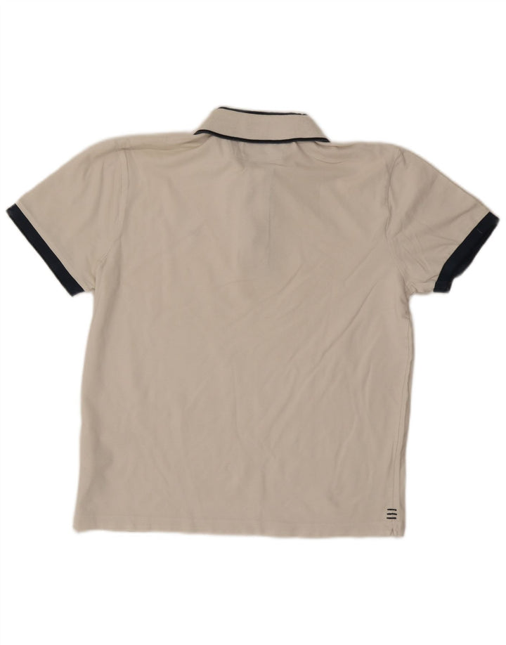 Cămașă polo pentru bărbați Gas XL Bumbac alb