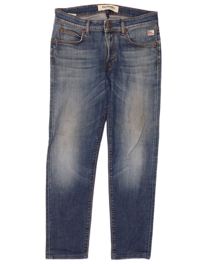 Blugi slim pentru femei Roy Rogers W33 L33 bumbac albastru