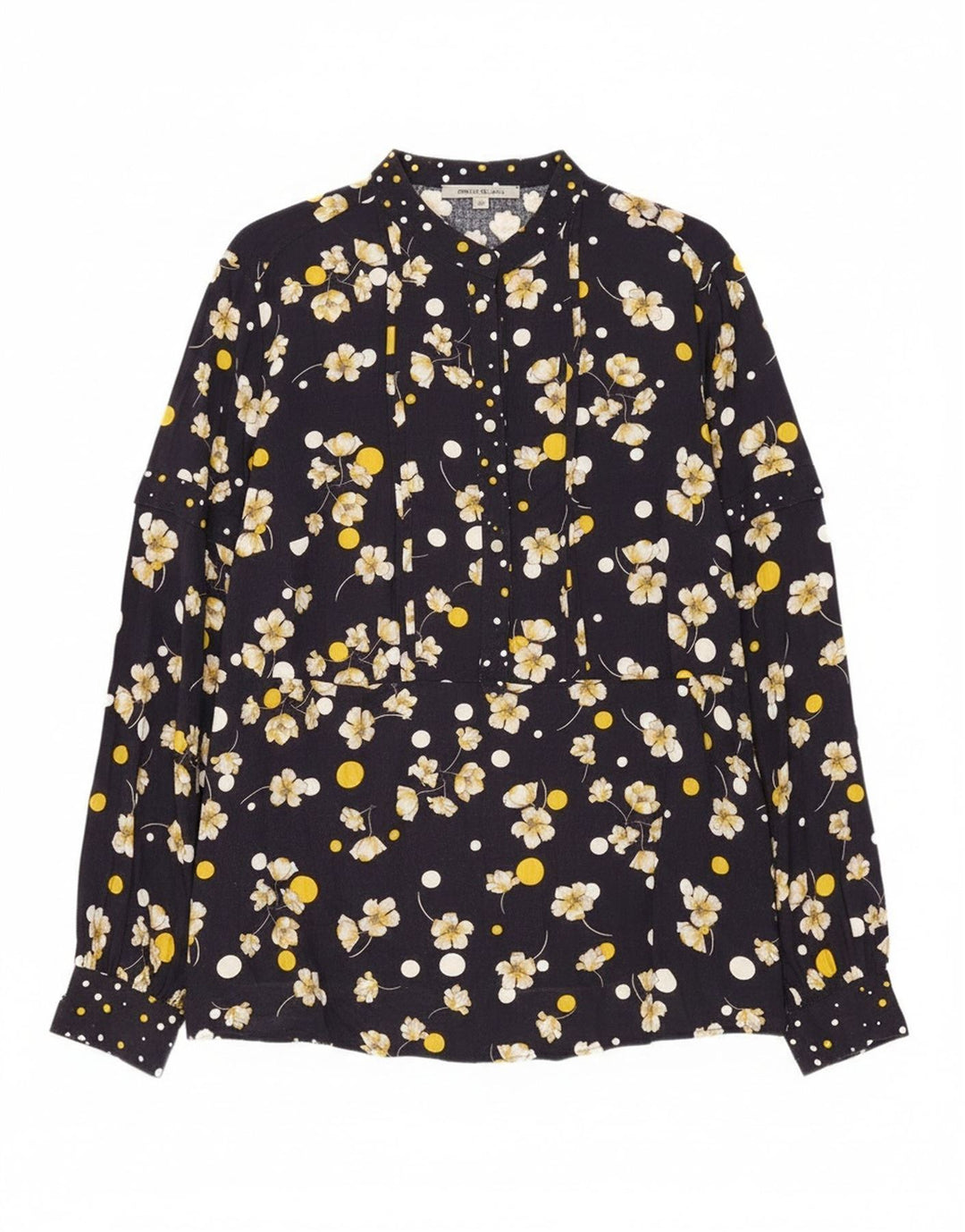 Cămașă pulover pentru femei Penny Black UK 16 mare, albastru marin, viscoză florală