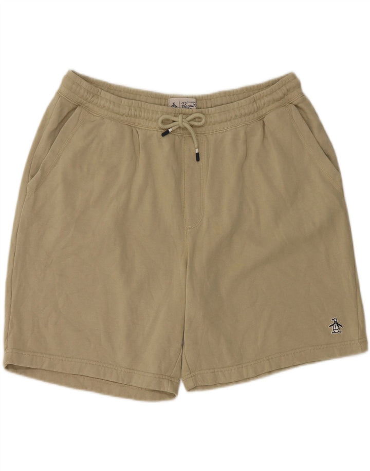 Pantaloni scurți sport pentru bărbați Penguin XL, bej, bumbac