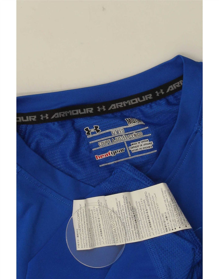 Vesta Under Armour pentru bărbați Heat Gear Top Medium Blue Geometric Poliester