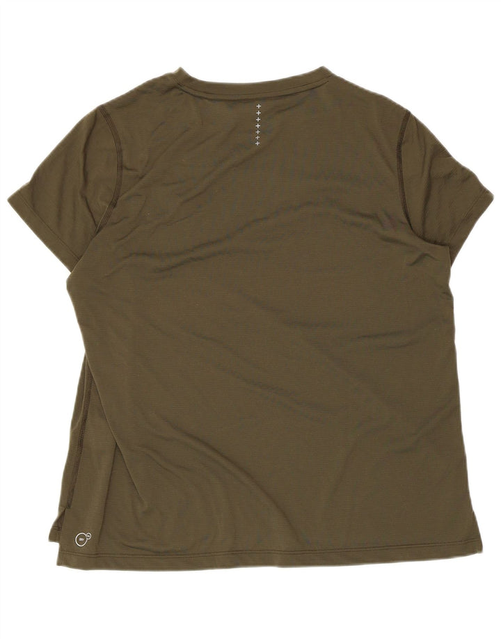 Tricou PUMA pentru femei Top UK 16 Large Kaki Poliester