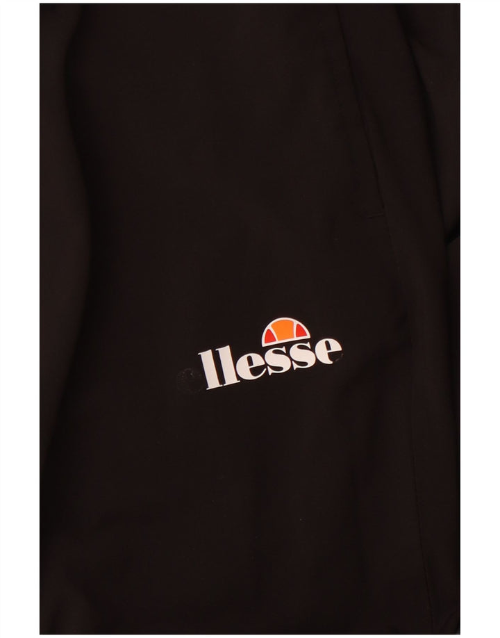 ELLESSE Pantaloni de trening pentru femei Joggeri UK 12 Bumbac mediu negru