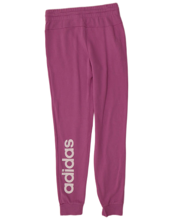 Pantaloni de trening grafic pentru femei ADIDAS Pantaloni de jogging UK 8/10 Mic Violet