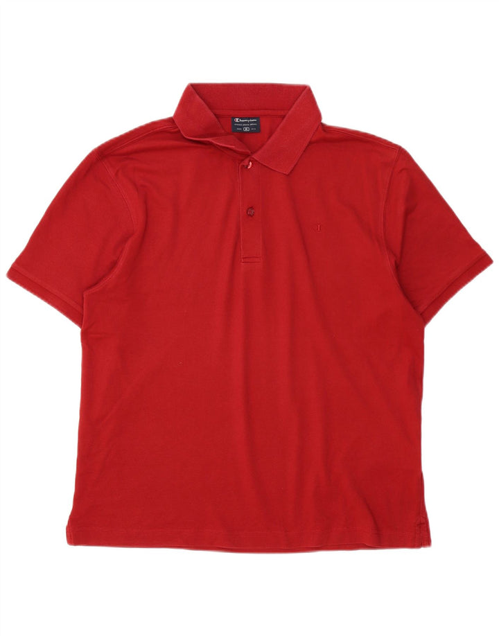 Tricou polo Champion pentru bărbați, bumbac roșu mediu