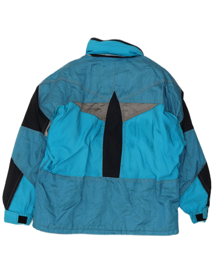 Jachetă de schi Colmar pentru bărbați, cu glugă, cu formă lejeră, IT 50 Medium Blue Colorblock