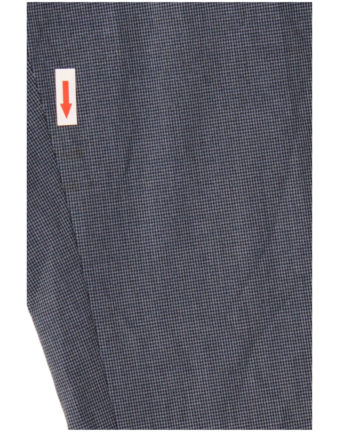 Pantaloni de costum pentru bărbați Marks & Spencer, cu tăiere obișnuită, L36 L31 Blue Houndstooth