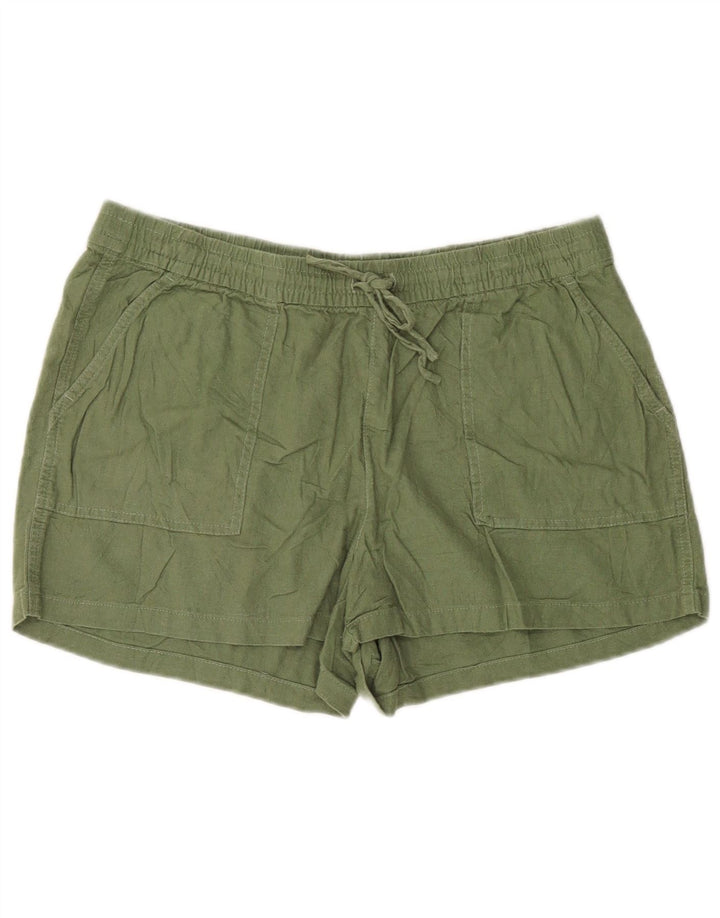 Pantaloni scurti chino pentru femei J. Crew Medium W30 Green Linen