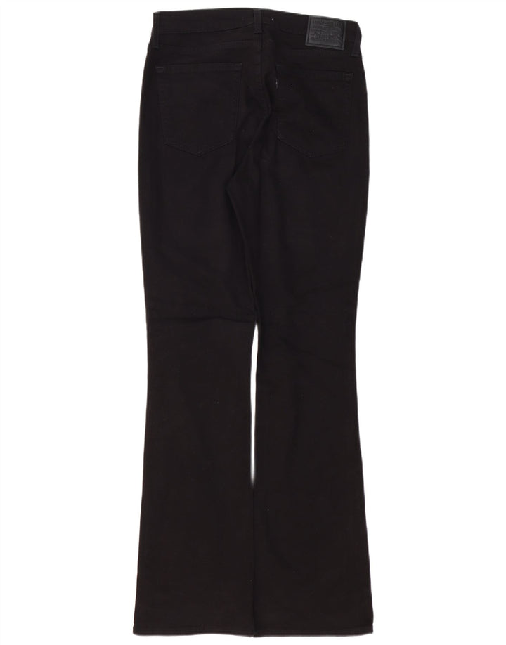 Blugi bootcut cu talie mare LEVI'S 725 pentru femei L30 L32 bumbac negru