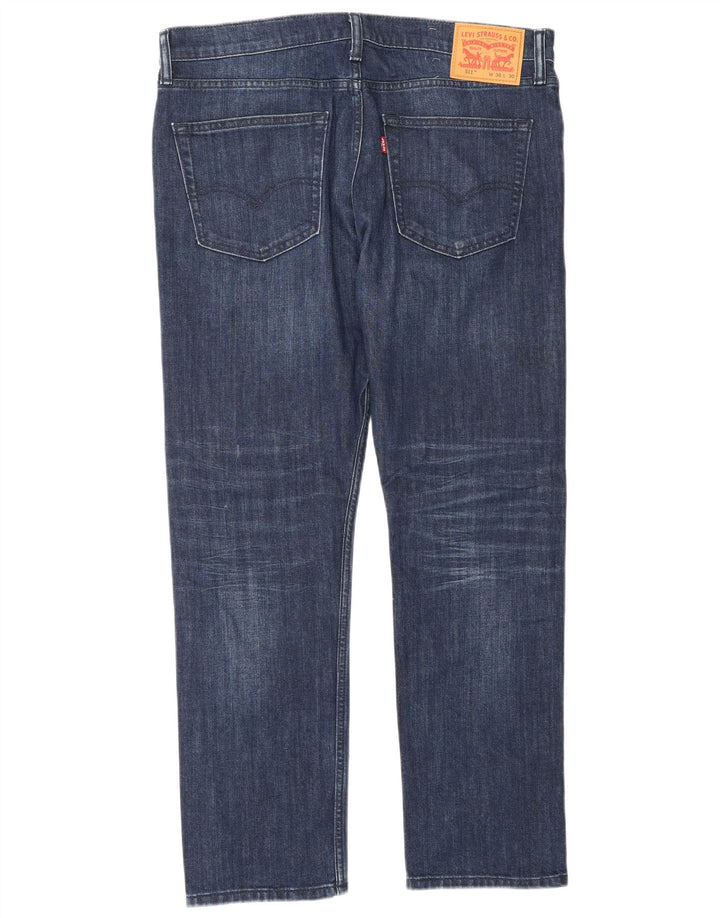 Blugi Levi's 511 Slim pentru bărbați W36 L30 Bumbac albastru