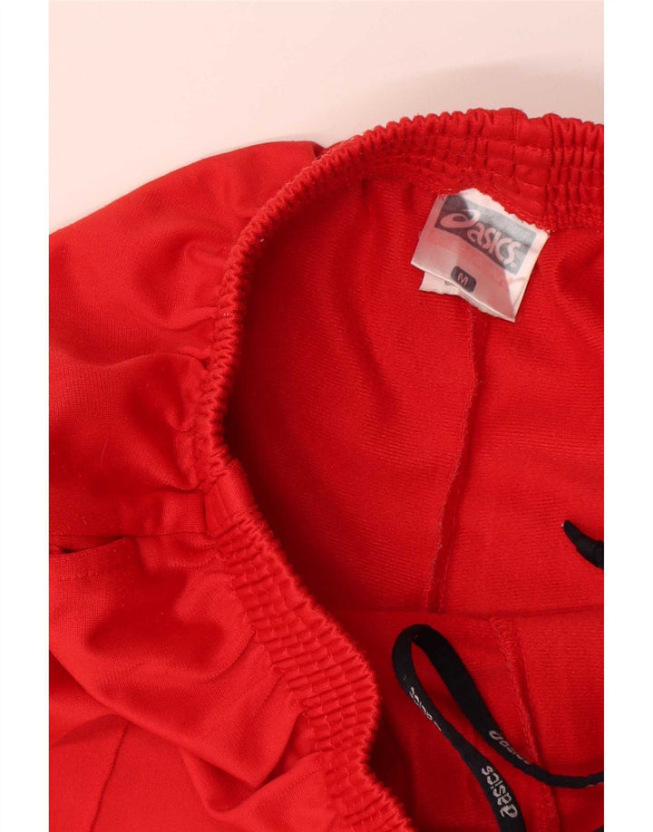 Pantaloni de trening Asics pentru femei UK 12 Poliester roșu mediu