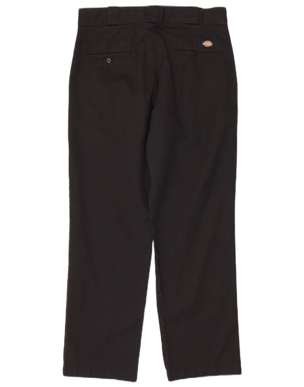 Pantaloni chino 874 drepti pentru bărbați Dickies L34 L32 Poliester negru