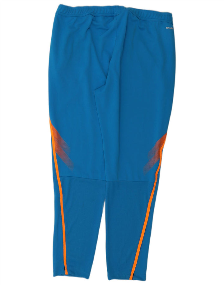 Pantaloni de trening Adidas Climalite pentru bărbați XL, poliester, albastru