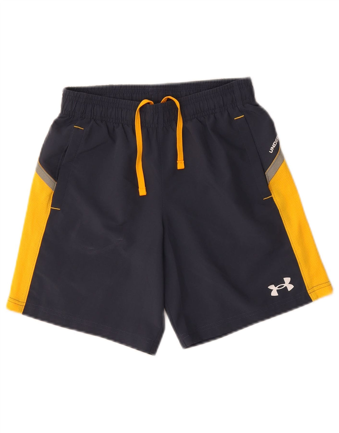 Pantaloni scurți sport Under Armour pentru băieți 9-10 ani, medii, albastru bleumarin, color block