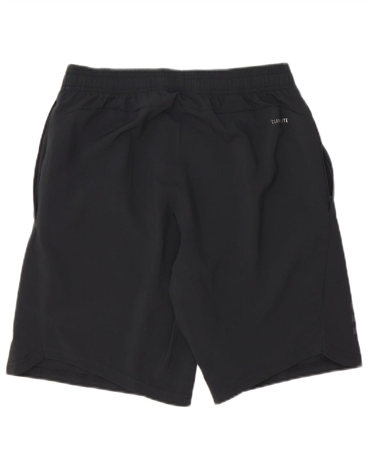 Pantaloni scurți sport adidas Climalite pentru bărbați, poliester negru mic